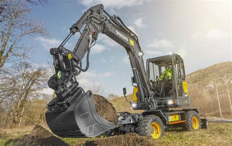 volvo ew60e compact wheeled excavator|volvo ew60e manual.